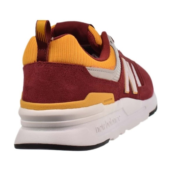 New Balance 997H Men's Shoes Burgundy-Yello<wbr/>w-White cm997-hro